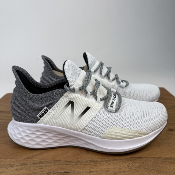 New Balance Shoes - New Womens New Balance Fresh Foam Roav Tee Shirt White Casual Sneakers Sz 6 NIB